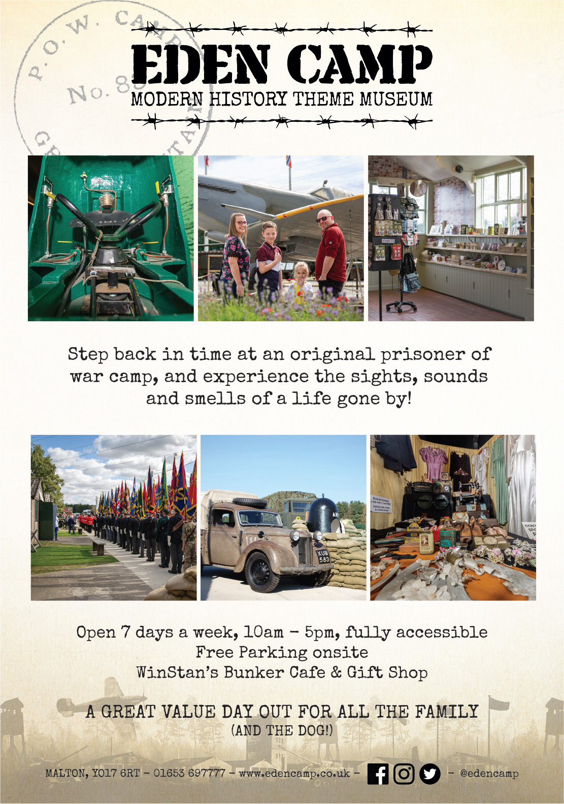 Eden Camp Modern History Theme Museum Going Places UK